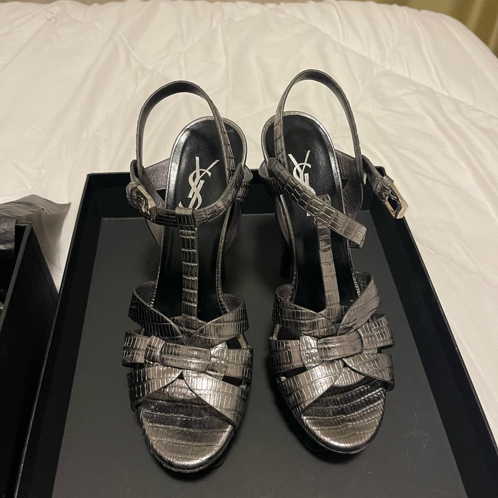 Yves Saint Laurent Tribute Sandal 105 Size 37
